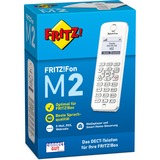 FRITZ! FRITZ!Fon M2, DE, Combiné Blanc, Fon M2, DE, Téléphone DECT, Combiné sans fil, Haut-parleur, 300 entrées, Identification de l'appelant, Blanc