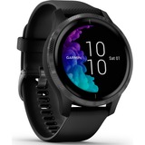 Garmin Venu AMOLED Noir GPS (satellite), Smartwatch Noir/gris, AMOLED, Écran tactile, Wifi, GPS (satellite), 46,3 g