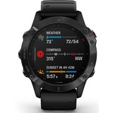 Garmin fēnix 6 Pro 3,3 cm (1.3") Noir GPS (satellite), Smartwatch Noir, 3,3 cm (1.3"), Écran tactile, 32 Go, Wifi, GPS (satellite), 83 g