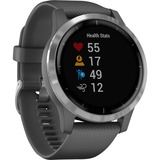 Garmin vívoactive 4 3,3 cm (1.3") Argent GPS (satellite), Smartwatch Gris, 3,3 cm (1.3"), Écran tactile, Wifi, GPS (satellite), 50,5 g
