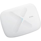 Zyxel MULTY X WSQ50 TRI-BAND routeur sans fil Gigabit Ethernet Bi-bande (2,4 GHz / 5 GHz) 4G Blanc, Routeur maillé Blanc, Wi-Fi 4 (802.11n), Bi-bande (2,4 GHz / 5 GHz), Ethernet/LAN, 4G, Blanc, Routeur