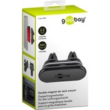 goobay 45651 support Support passif Mobile/smartphone Noir Noir, Mobile/smartphone, Support passif, Voiture, Noir