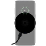 goobay 59877 chargeur d'appareils mobiles Noir Intérieure Noir, Intérieure, USB, Recharge sans fil, 1 m, Noir