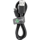 goobay USB-C Dual Charging Set 2,4 A, Chargeur Noir