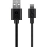 goobay USB-C Dual Charging Set 2,4 A, Chargeur Noir