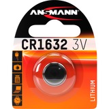 Ansmann 1516-0004 pile domestique Batterie à usage unique CR1632 Lithium Batterie à usage unique, CR1632, Lithium, 3 V, 1 pièce(s), 120 mAh