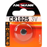 Ansmann 3V Lithium CR1025 Batterie à usage unique Batterie à usage unique, CR1025, Lithium, 3 V, 1 pièce(s), Argent