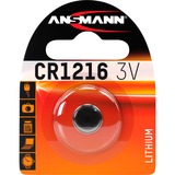 Ansmann 3V Lithium CR1216 Batterie à usage unique Batterie à usage unique, CR1216, Lithium, 3 V, 1 pièce(s), Argent