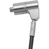 DICOTA D31699 câble antivol Noir 2 m, Serrure Anthracite, 2 m, Plastique, Acier, Noir