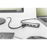Digitus Station d'accueil universelle USB-C Argent, USB-C, HDMI