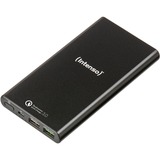 Intenso Q10000 banque d'alimentation électrique Lithium Polymère (LiPo) 10000 mAh Noir, Batterie portable Noir, Noir, Universel, Rectangle, Énergie, Lithium Polymère (LiPo), 10000 mAh