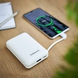 Intenso XC10000 Lithium Polymère (LiPo) 10000 mAh Blanc, Powerbank Blanc, 10000 mAh, Lithium Polymère (LiPo), Blanc