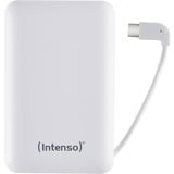 Intenso XC10000 Lithium Polymère (LiPo) 10000 mAh Blanc, Powerbank Blanc, 10000 mAh, Lithium Polymère (LiPo), Blanc