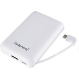 Intenso XC10000 Lithium Polymère (LiPo) 10000 mAh Blanc, Powerbank Blanc, 10000 mAh, Lithium Polymère (LiPo), Blanc