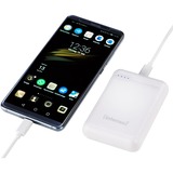 Intenso XS10000 Lithium Polymère (LiPo) 10000 mAh Blanc, Powerbank Blanc, 10000 mAh, Lithium Polymère (LiPo), Blanc
