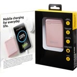 Intenso XS10000 Lithium Polymère (LiPo) 10000 mAh Rose, Powerbank Rose, 10000 mAh, Lithium Polymère (LiPo), Rose