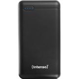 Intenso XS20000 Lithium Polymère (LiPo) 20000 mAh Noir, Powerbank Noir, 20000 mAh, Lithium Polymère (LiPo), 3,1 V, Noir