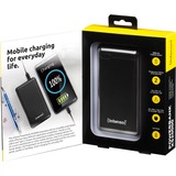 Intenso XS20000 Lithium Polymère (LiPo) 20000 mAh Noir, Powerbank Noir, 20000 mAh, Lithium Polymère (LiPo), 3,1 V, Noir