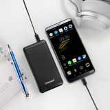 Intenso XS20000 Lithium Polymère (LiPo) 20000 mAh Noir, Powerbank Noir, 20000 mAh, Lithium Polymère (LiPo), 3,1 V, Noir