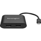 Kensington Adaptateur vidéo USB-C vers double HDMI 1.4 Noir, USB 3.2 Gen 1 (3.1 Gen 1) Type-C, HDMI, 3840 x 2160 pixels, Noir, 77,5 g, 1 pièce(s)