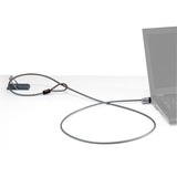 Kensington Ancrage de câble pour bureau, Dispositif antivol Argent