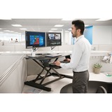 Kensington Bureau position assise/debout SmartFit, Stockage Noir, Noir, 76,2 cm (30"), 15,9 kg, 2,3 kg, 160 - 580 mm, 900 mm