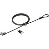 Kensington Câble de sécurité N17 2.0 à clé pour encoches Wedge, Dispositif antivol Noir, 1,83 m, Kensington, Clé, Acier au carbone, Noir, Argent