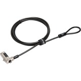 Kensington Câble de sécurité N17 ultra-fin à combinaison pour encoches Wedge, Serrure à combinaison Noir, Verrouillage à combinaison, Acier au carbone, Noir