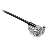 Kensington Câble de sécurité à clé MicroSaver 2.0 Noir, Kensington, Clé, Acier au carbone, Noir, Argent