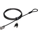 Kensington Câble de sécurité à clé MicroSaver® 2.0 Noir, Kensington, Clé, Acier au carbone, Noir, Argent