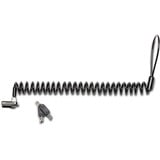 Kensington Câble de sécurité à clé NanoSaver portable, Verrou antivol Noir/Argent, 2,3 m, Kensington, Clé, Acier au carbone, Noir, Argent