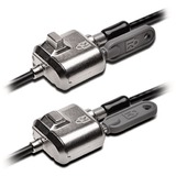 Kensington Câble de sécurité mobile MiniSaver, Antivol 1,8 m, Kensington, Clé, Acier au carbone, Noir