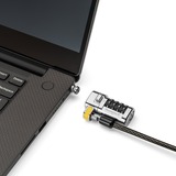 Kensington Câble de sécurité universel ClickSafe® à combinaison, Verrou antivol Noir, 1,8 m, Kensington, Verrouillage à combinaison, Acier au carbone, Noir, Métallique