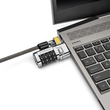 Kensington Câble de sécurité universel ClickSafe® à combinaison, Verrou antivol Noir, 1,8 m, Kensington, Verrouillage à combinaison, Acier au carbone, Noir, Métallique