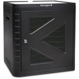 Kensington Coffre de chargement et de synchronisation universel — Noir, Sécurité Noir, Module de charge et de gestion, Noir, Sol, Table, 9 étagères, Tablette, USB