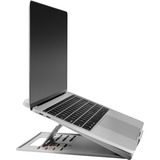 Kensington Rehausseur Easy Riser™ Go avec SmartFit® pour ordinateurs portables jusqu’à 14" ou tablettes, Support Gris, Supports de Notebook, Gris, 35,6 cm (14"), 360 g