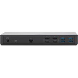 Kensington SD4750P Station d’accueil USB-C & USB-A avec 2 sorties 4K, chargeur 85W PD DP&HDMI, Win/Mac/Chrome, Station d'accueil Noir, chargeur 85W PD DP&HDMI, Win/Mac/Chrome, Avec fil, USB 3.2 Gen 1 (3.1 Gen 1) Type-C, 85 W, 3,5 mm, 10,100,1000 Mbit/s, Noir
