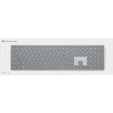 Microsoft Surface clavier Bluetooth Gris Argent/gris, Layout DE, Rubberdome, Taille réelle (100 %), Sans fil, Bluetooth, Gris