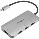 Targus ACH226EU hub & concentrateur USB 3.2 Gen 1 (3.1 Gen 1) Type-C 5000 Mbit/s Argent, Hub USB Argent, USB 3.2 Gen 1 (3.1 Gen 1) Type-C, USB 3.2 Gen 1 (3.1 Gen 1) Type-A, 5000 Mbit/s, Argent, USB, 5 V