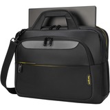 Targus Citygear sacoche d'ordinateurs portables 43,9 cm (17.3") Malette Noir, Sac PC portable Noir, Malette, 43,9 cm (17.3"), Sangle épaule, 1,2 kg