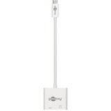 goobay USB-C > HDMI + PD, Adaptateur Blanc, 0,15 mètres
