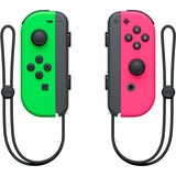 Nintendo Jeu de manettes Joy-Con pour Switch, Manette de jeu Néon vert/néon rose, 2 pièces