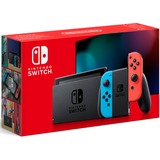 Nintendo Switch V2 2019 console de jeux portables 15,8 cm (6.2") 32 Go Wifi Noir, Bleu, Rouge Néon rouge/Néon bleu, Nintendo Switch, Noir, Bleu, Rouge, Analogique/Numérique, Croix directionnelle, Boutons, LCD