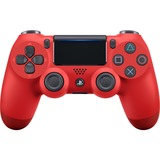 Sony DualShock 4 V2 Rouge Bluetooth/USB Manette de jeu Analogique/Numérique PlayStation 4 Rouge, Manette de jeu, PlayStation 4, Croix directionnelle, Bouton d'accueil, Touche de sélection, Touche Partage, Bouton Démarrer, Analogique/Numérique, différent, Avec fil &sans fil
