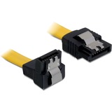 DeLOCK 0.5m SATA M/M câble SATA 0,5 m Jaune Jaune, 0,5 m, Mâle/Mâle, Jaune