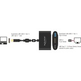 DeLOCK 62991 adaptateur graphique USB 3840 x 2160 pixels Gris Noir, 3840 x 2160 pixels
