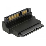 DeLOCK 63943 changeur de genre de câble SATA 22 pin Noir, Adaptateur Noir, SATA 22 pin, SATA 22 pin, Noir