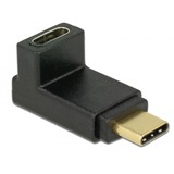 DeLOCK 65914 changeur de genre de câble 1 x USB Type-C Male 1 x USB 3.1 Gen 2 Type-C™ female Noir, Adaptateur Noir, 1 x USB Type-C Male, 1 x USB 3.1 Gen 2 Type-C™ female, Noir