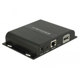 DeLOCK 65946 extension audio/video Récepteur AV Noir, Extension DisplayPort Noir, Récepteur AV, 200 m, Avec fil, Noir, HDCP