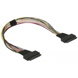 DeLOCK 84824 câble d'alimentation interne SATA 15 broches, SATA 15 broches, Noir